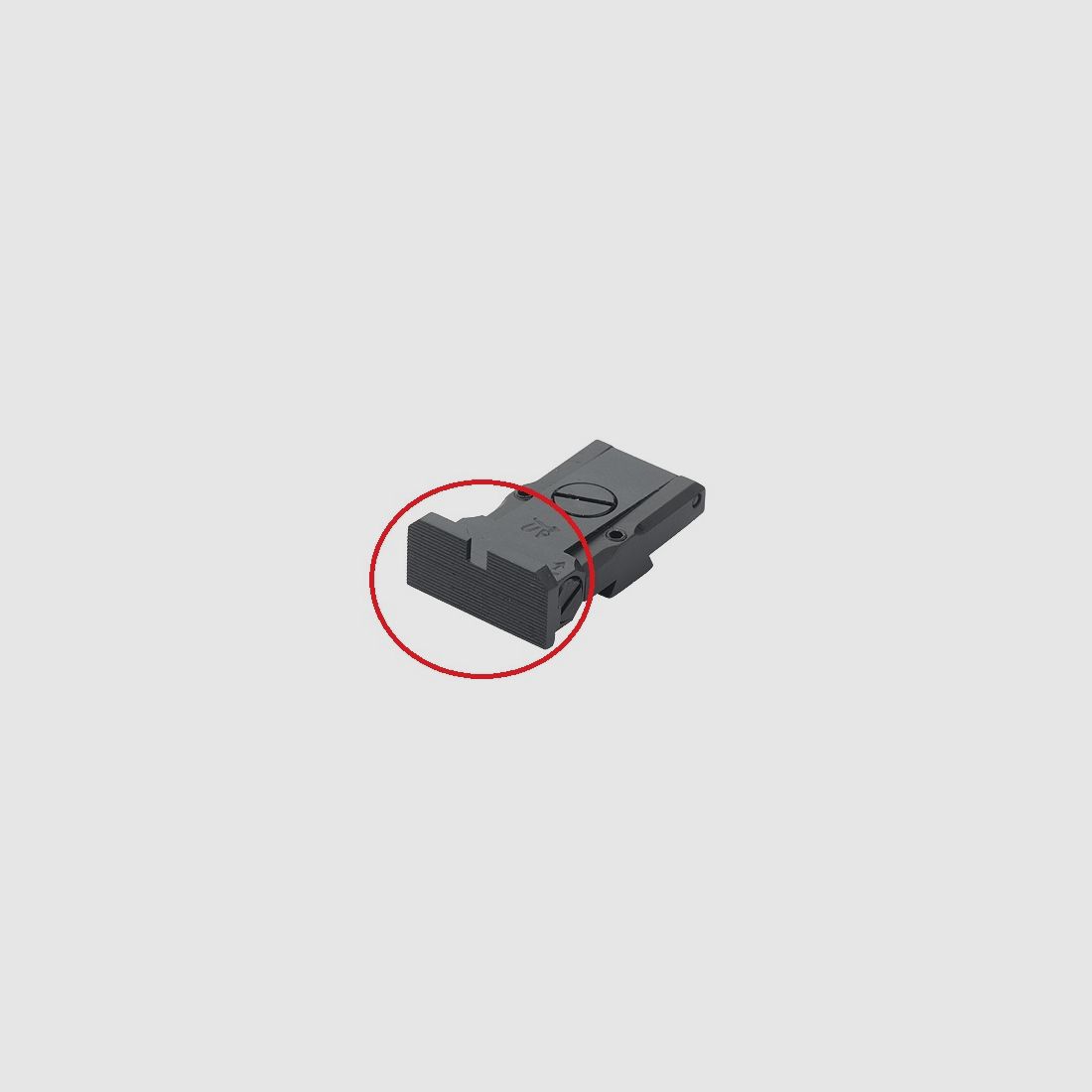 TRT Visierblatt Target schwarz Desert Eagle