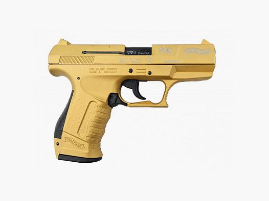 WALTHER P99 PISTOLET SYGNAŁOWY MODEL SPECJALNY ZŁOTY 9MM PAK