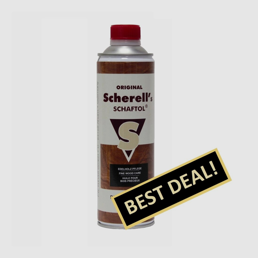 Scherells Schafftol Stock Oil, dark 500 ml canister