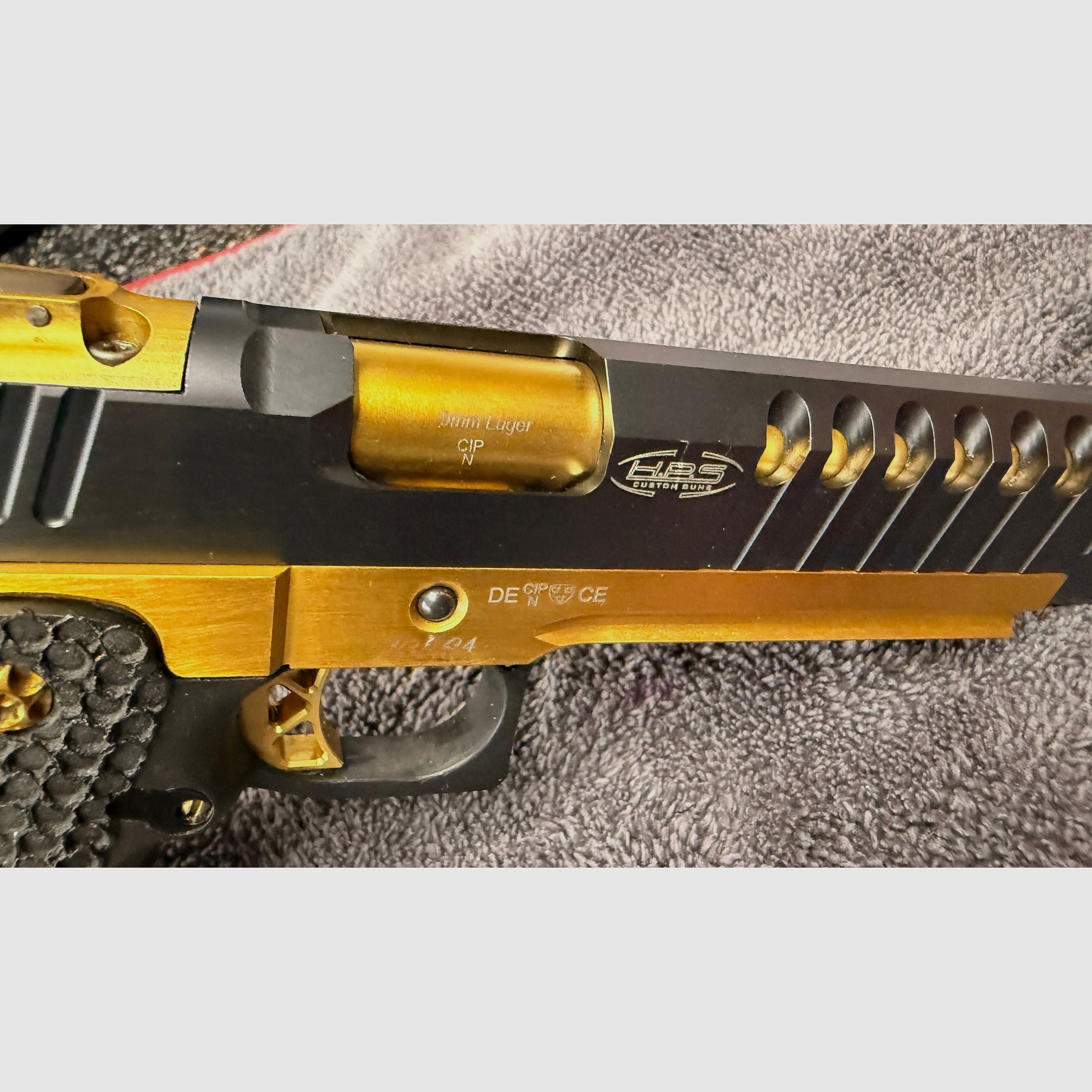 IPSC Standard optics STI 2011 HPS Range Master 5.4“ 9mm Luger with front cut, Picatinny rail, weapon is optic ready not CZ Shadow, Infinity, KMR, Sig Sauer, Walther, Beretta