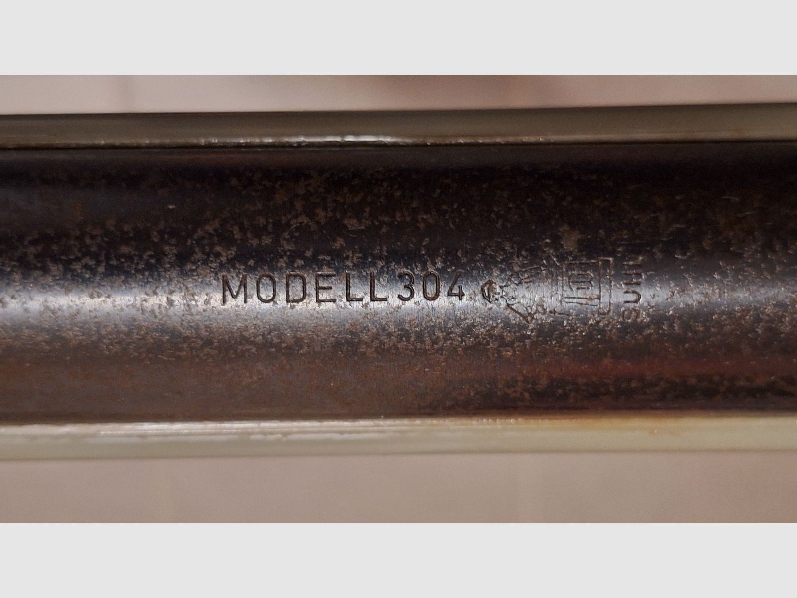 Rifle de aire Modelo 304 Haenel Suhl Original DDR con cañón largo de 49cm!