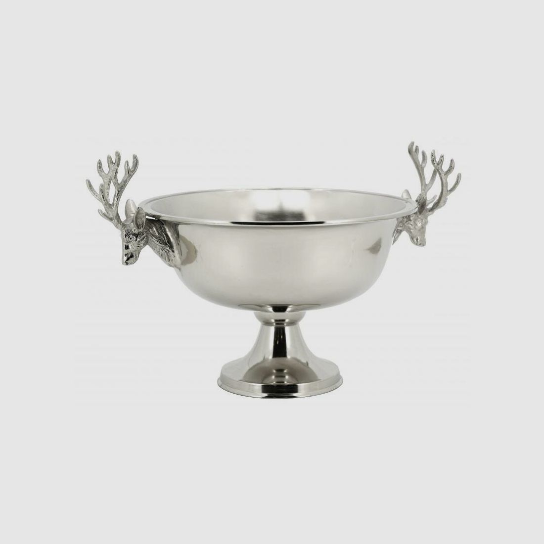 Lovergreen Kunst des Tisches Motiv Sektkhler Aluminium Hirschkpfe