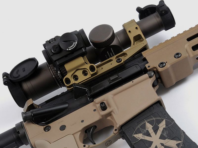 UNITY Tactical FAST LPVO Centreline 2.05" Montaggio a Blocco FDE, Diametro Anello 30 mm