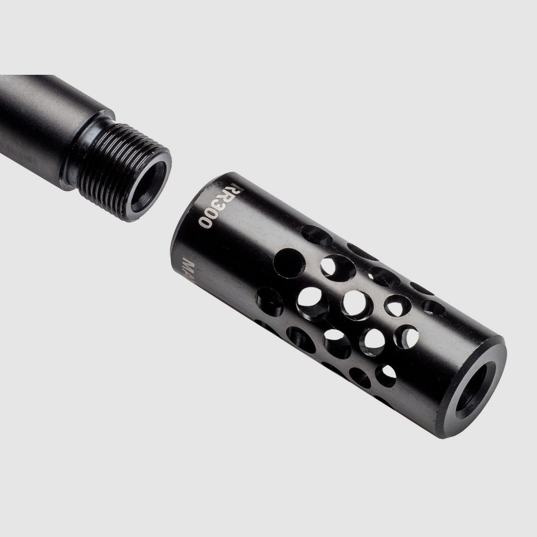 Mündungsbremse Browning T1 Gewinde M18X1 SCHWARZ, Bild 3 von 3
