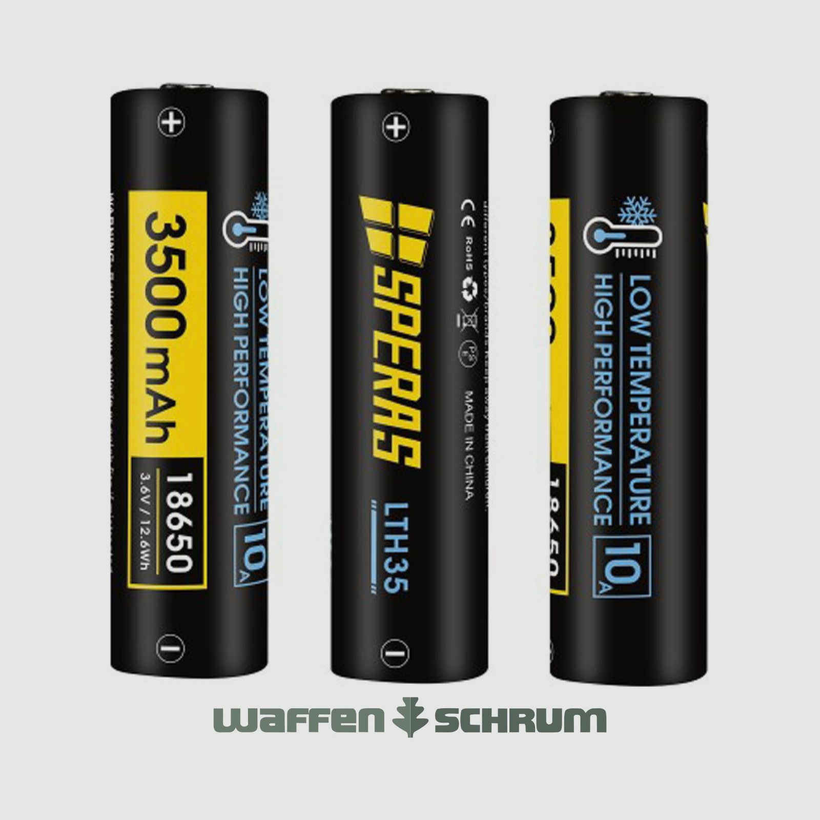 Speras Akku 3500 mAh Low Temperature 18650
