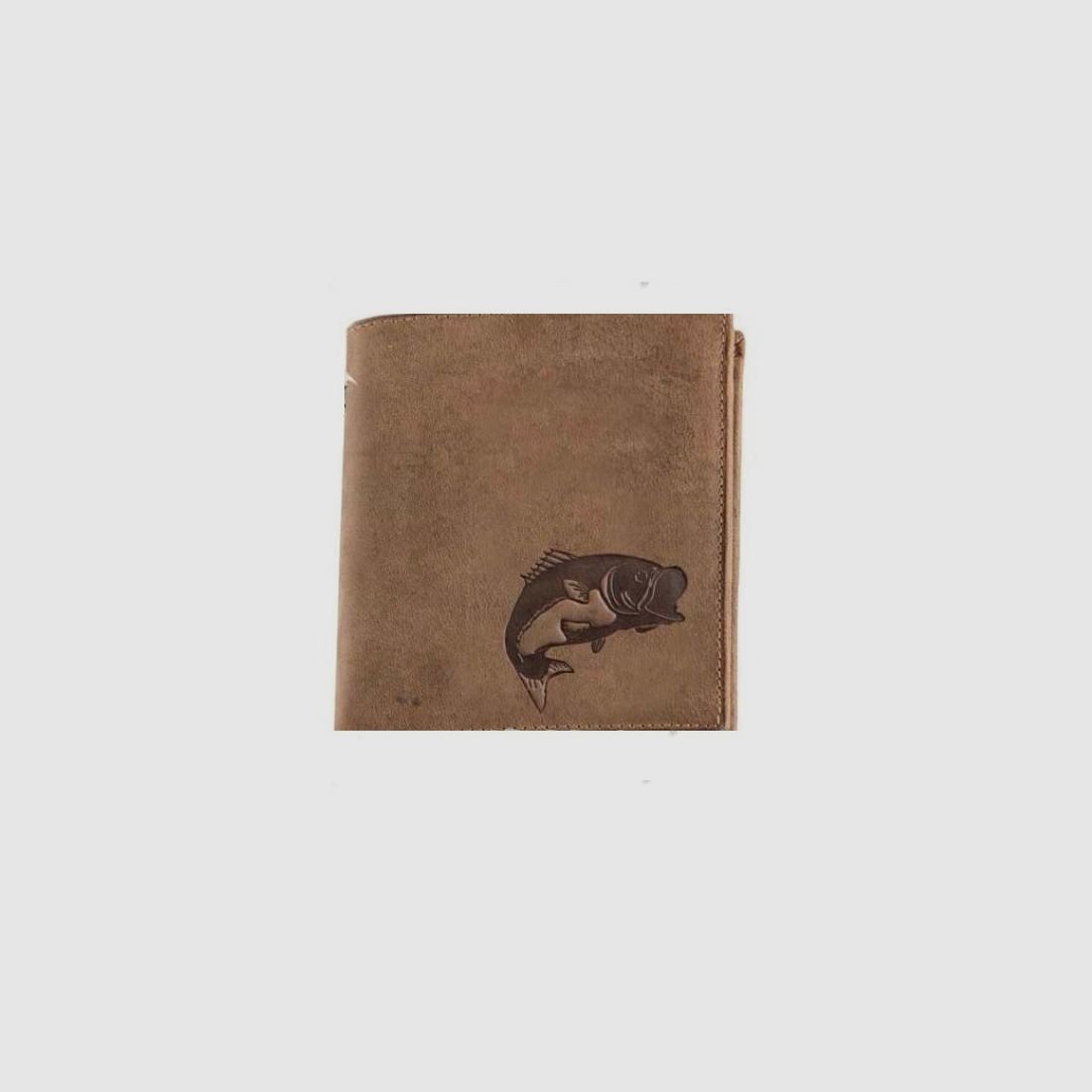 Leder-Angelportemonnaie, Barsch, Geschenk., Bild 3 von 3