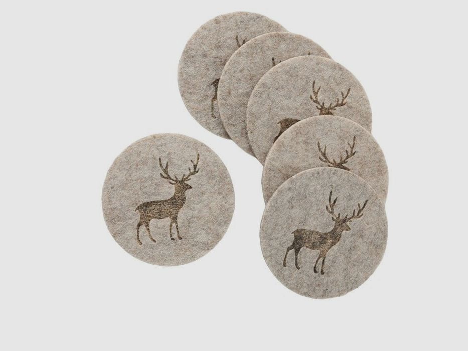 LivingActive Tjark Coaster 6 pcs. Set Beige