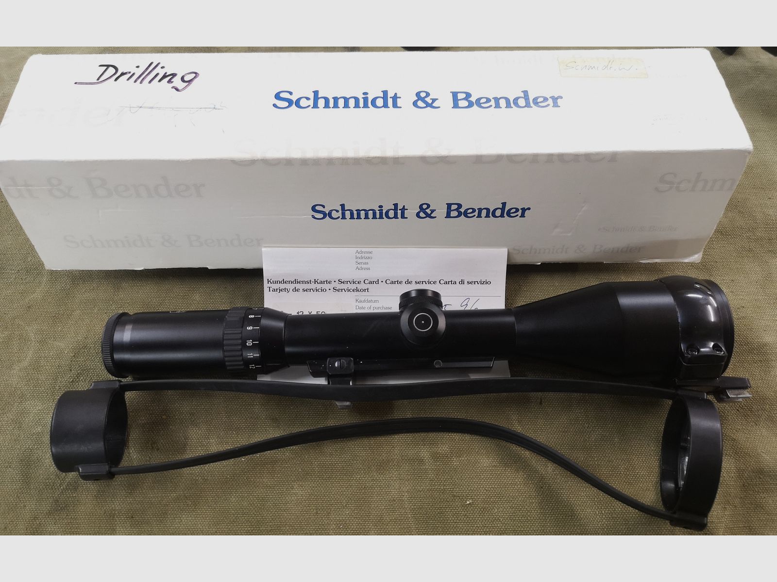 ZF Schmidt & Bender LM944-3, 3-12x50 neuwertig