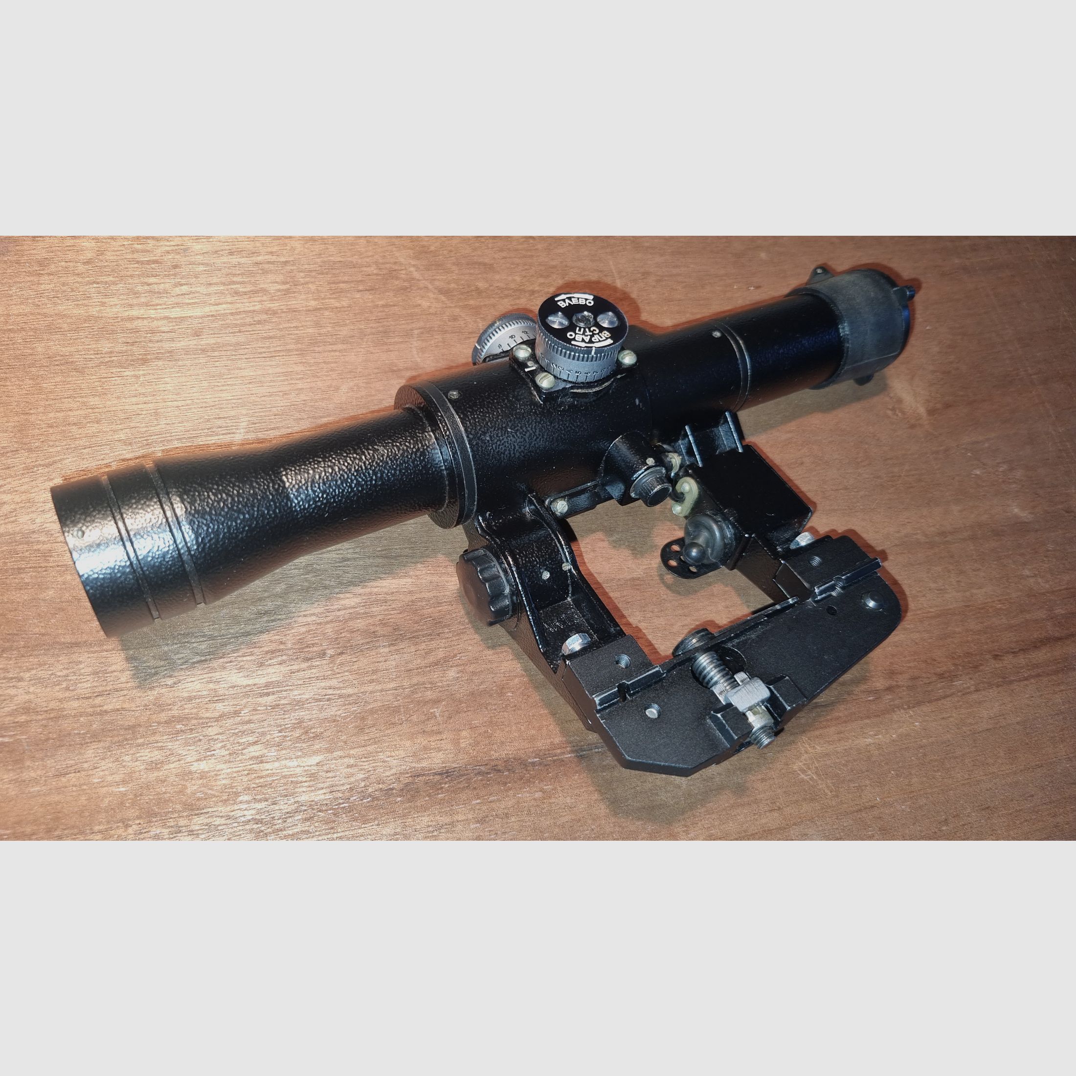 Belarussisches Zielfernfohr BelOMO POSP 4x24V (PSO-1) Mit LCT Mount Extender für Airsoft AK Kalaschnikow / Dragunow / Vintorez +++