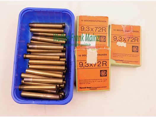 RWS (WZd.Fa.Rottweil) Hülsen 9,3x72R