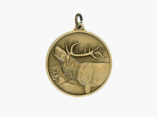 Steinhauer&Lück Jagdmedaille Rothirsch 40mm bronze