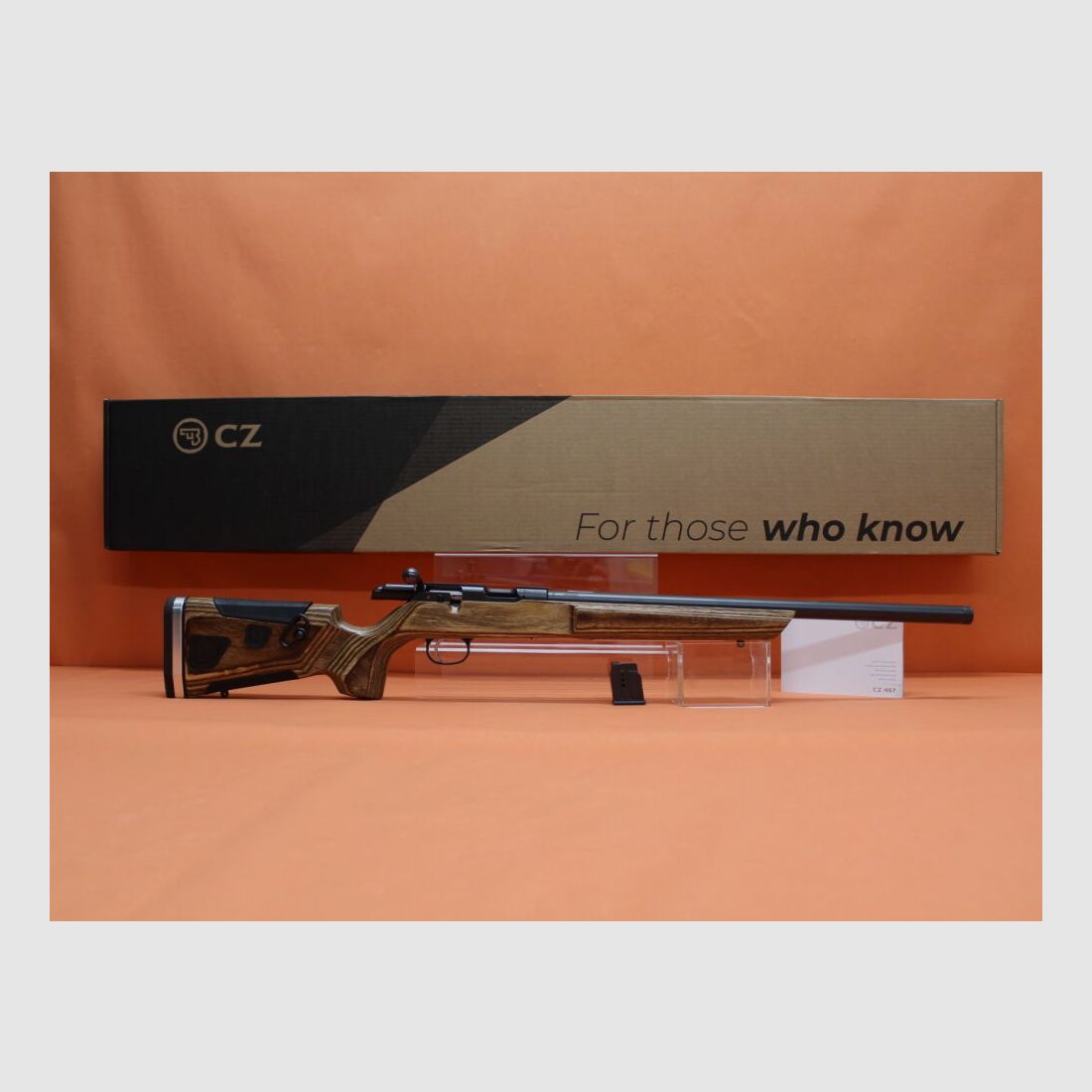 CZUB Rep.Büchse .22lr CZUB CZ 457: AT-One 525mm Varmint Lauf/ Gewinde 1/2-20/ Schichtholzschaft