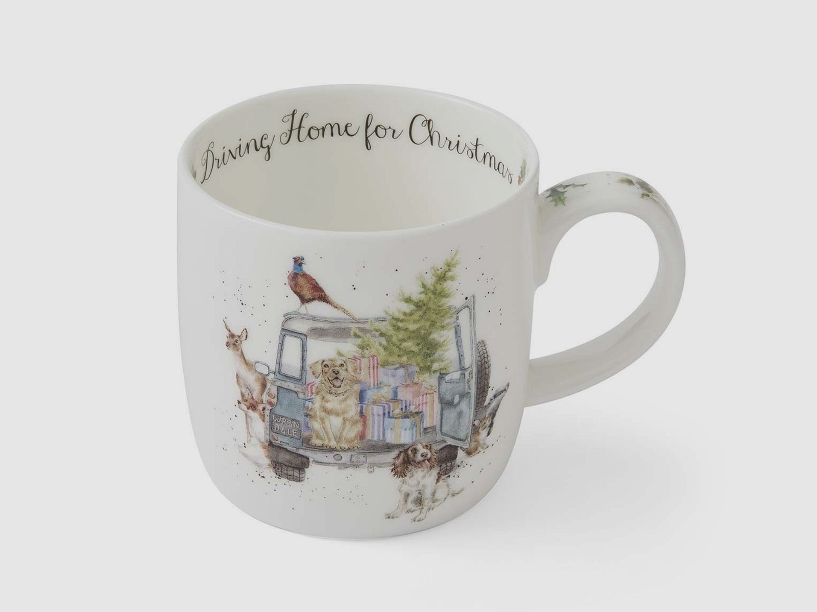 Wrendale Tasse 'Driving Home Christmas' - XMas Tiere