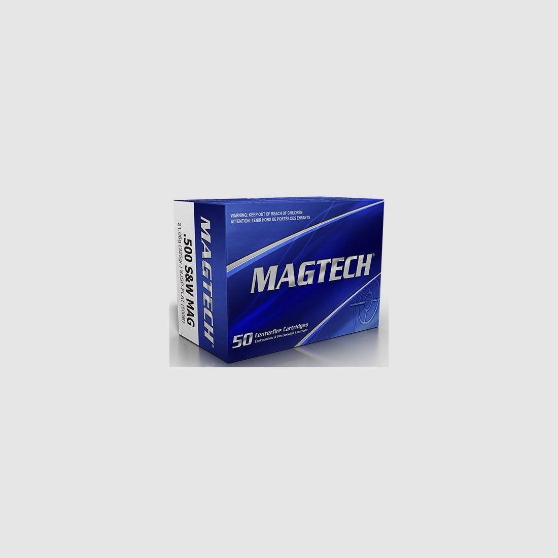 BOX MIT 50 PATRONEN MAGTECH KAL. 500SW MAG 325GR SJSP FLAT, Bild 1 von 3