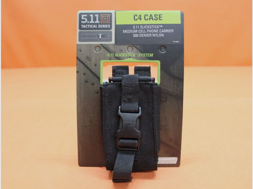 5.11 5.11 C4 Case (56029) 019 Bolsa negra mediana para teléfono/PDA, o por ejemplo también para paquetes de cigarrillos?