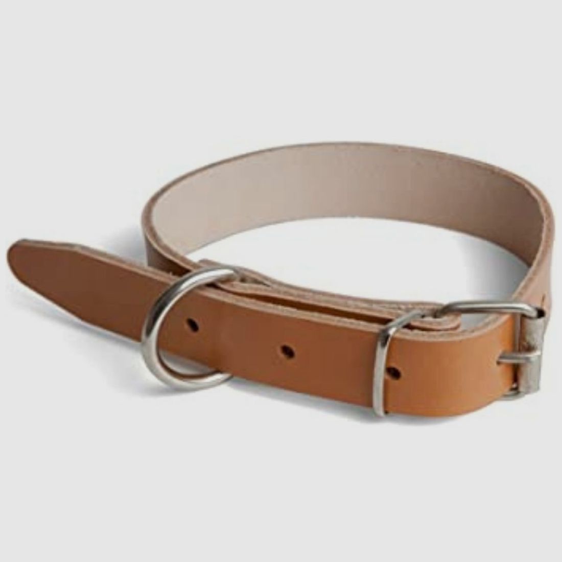 Collier en cuir naturel moyen