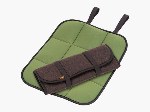 AKAH Faltbares Sitzkissen Loden mit Neopren