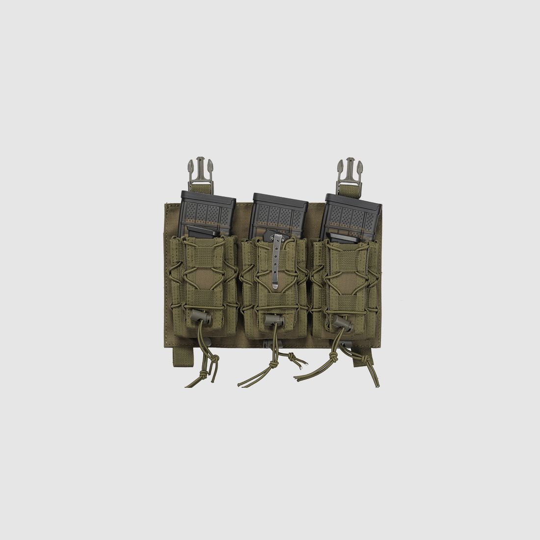 Buckle Up Speed Triple Rifle/Pistol Mag Pouch - Olijf