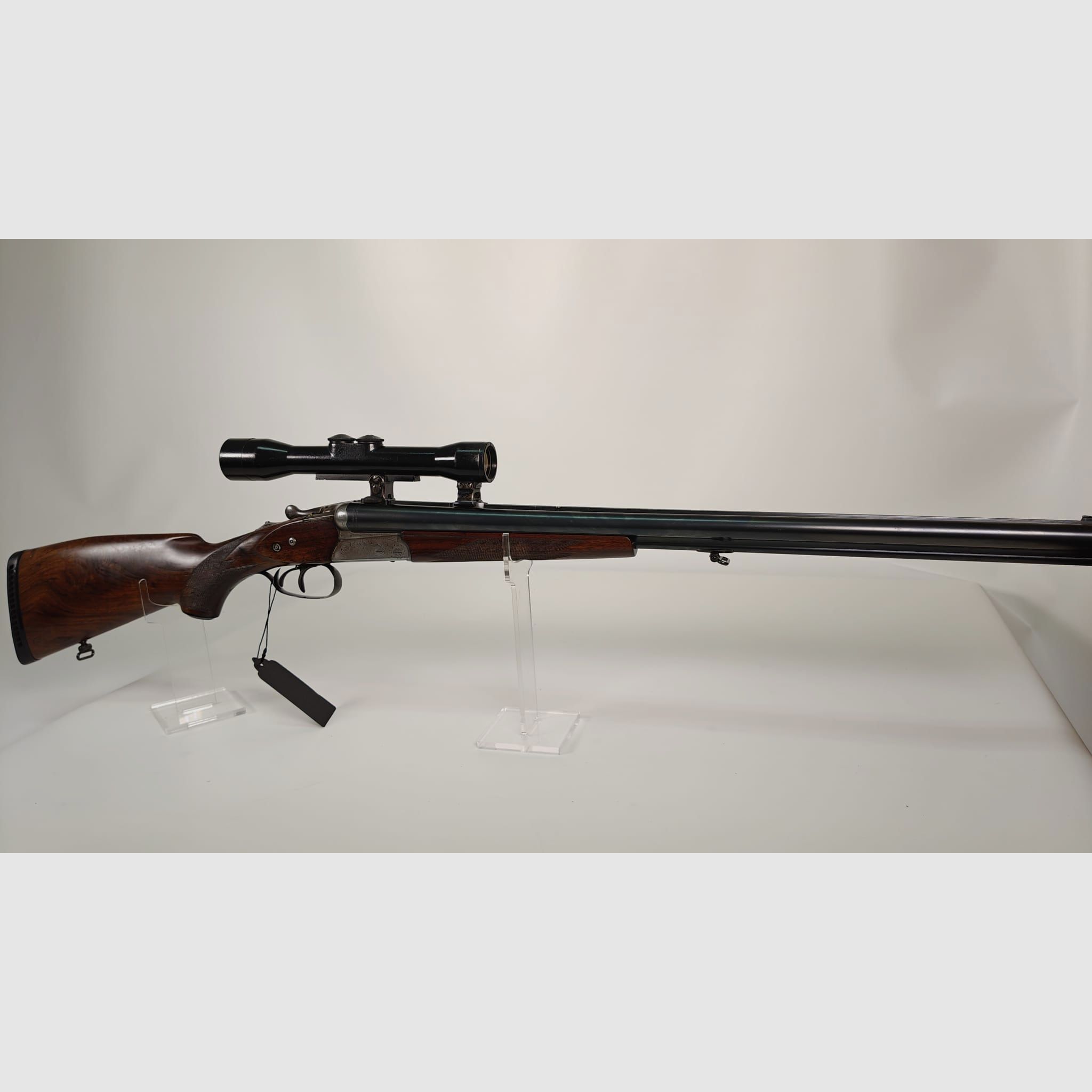 Merkel Drilling 7x57R, 12/70 e .22 Hornet Einstecklauf VVV incl. Zeiss Ziel-4, immagine 2 di 9