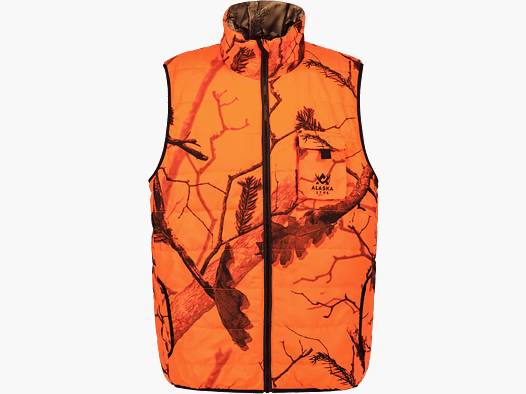 Alaska 1795 Tundra Reversible Weste Herren Blaze 3D XS