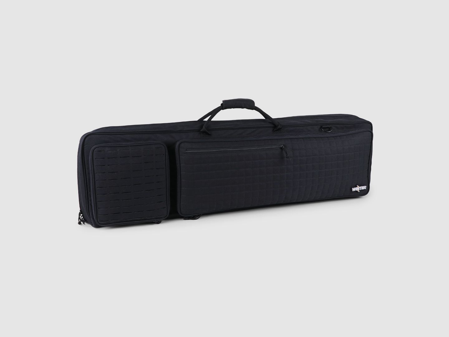 Winter Guncases Waffentasche Tactical 110 cm – Laser-Cut MOLLE, Rucksacktragesystem, 1000D Nylon (Night)