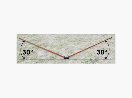 ANGLE DE TIR TELESCOPIQUE ORANGE