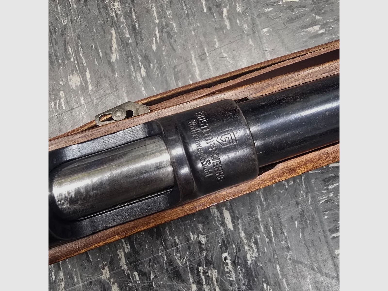 Gustloff Wehrsportgewehr – Calibre .22 lfb (cargador único)