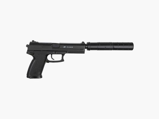 Replica Airsoft Pistol MK23 ASG - Set Completo Gas GNB - Nero - Alta Precisione e Realismo