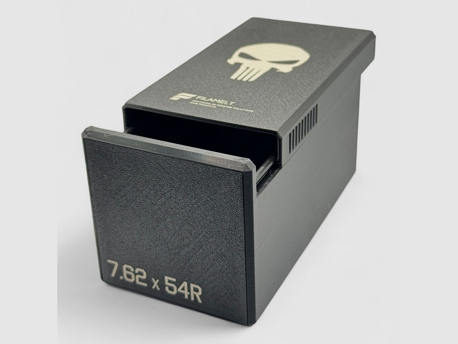 Filamelt scatola per munizioni / Scatola per munizioni 7.62x54R - scatola per cartucce per 50 colpi, Made in Germany