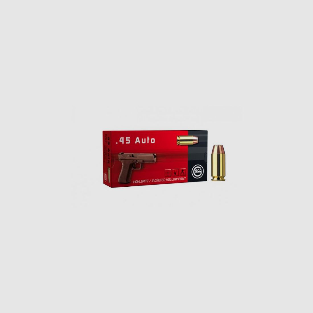 GECO HOHLSPITZ .45 AUTO / ACP - 230 GRS. - 50 SCHUSS