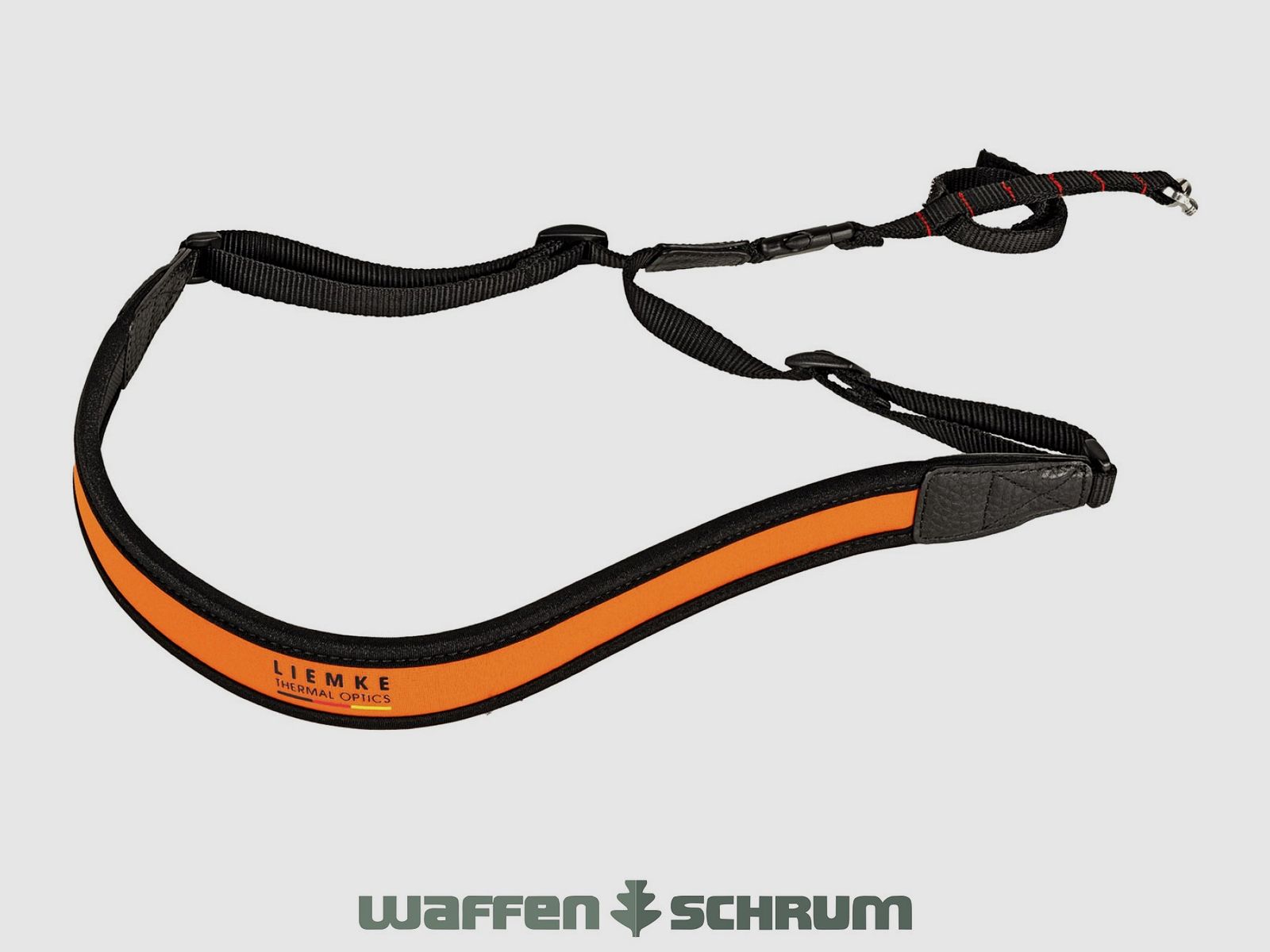 Liemke carrying straps neoprene orange for Liemke