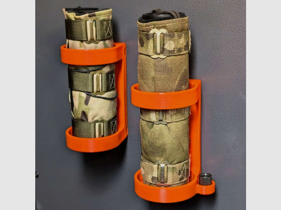 Magnetischer Schalldämpferhalter - kurz - (10cm)- Original Jagawams - Zubehör für den Waffenschrank