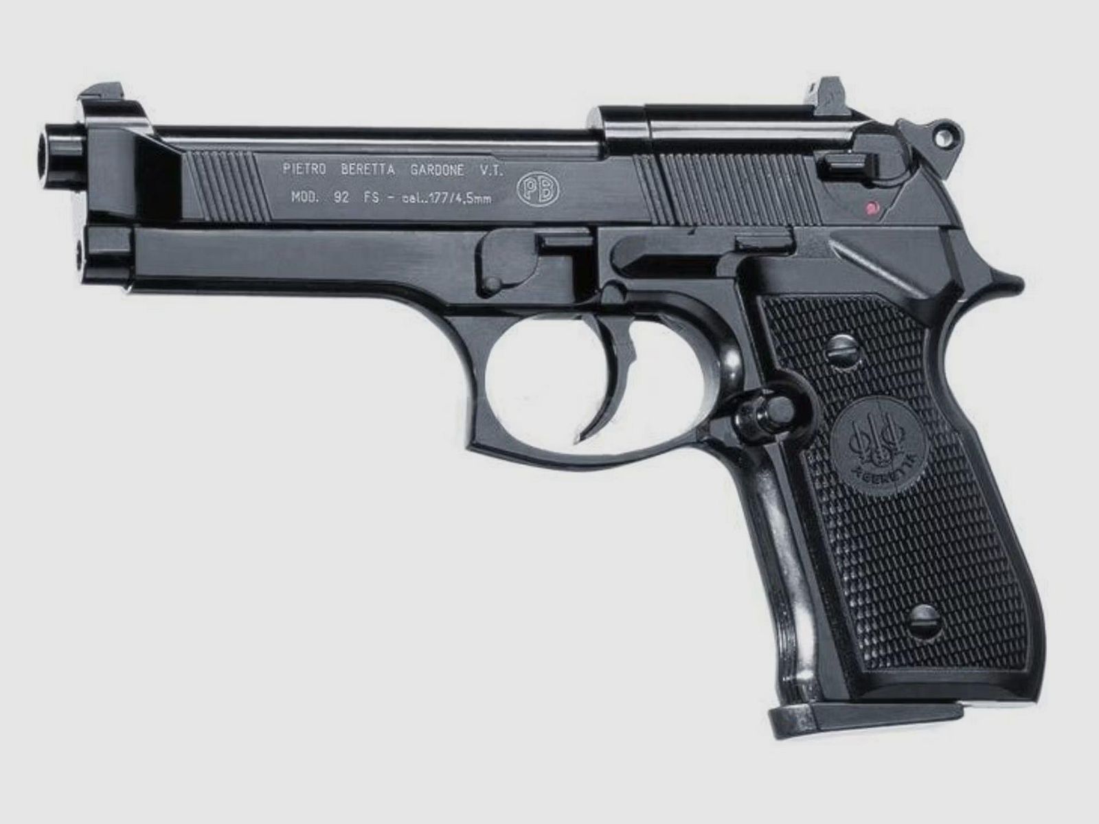 Beretta 92 CO/2 Pistolet, czarny, 5" kal. 4,5mm Diabolo