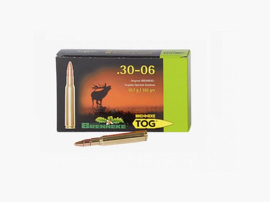 Cart. Brenneke Cal. 30-06 – 165gr TOG Caja 20 un.