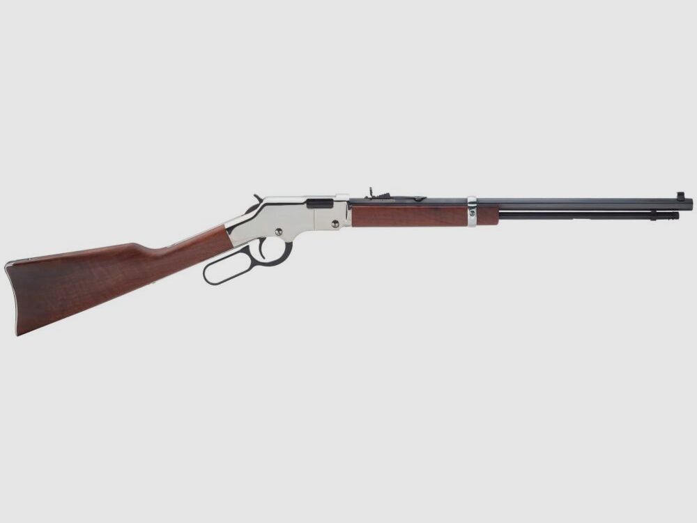 Henry	 Golden Boy Silver Rifle Lever Action - .22 lfb