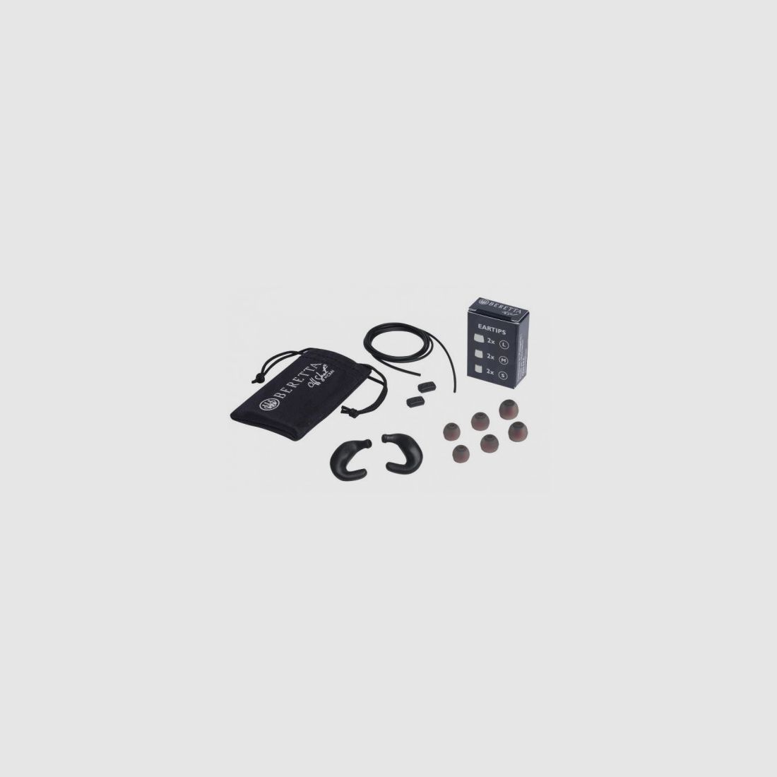 Mini-Set passive Ohrhörer Off Shot Beretta schwarz Art. CF121 D0043 0999 BERETTA, Bild 1 von 2