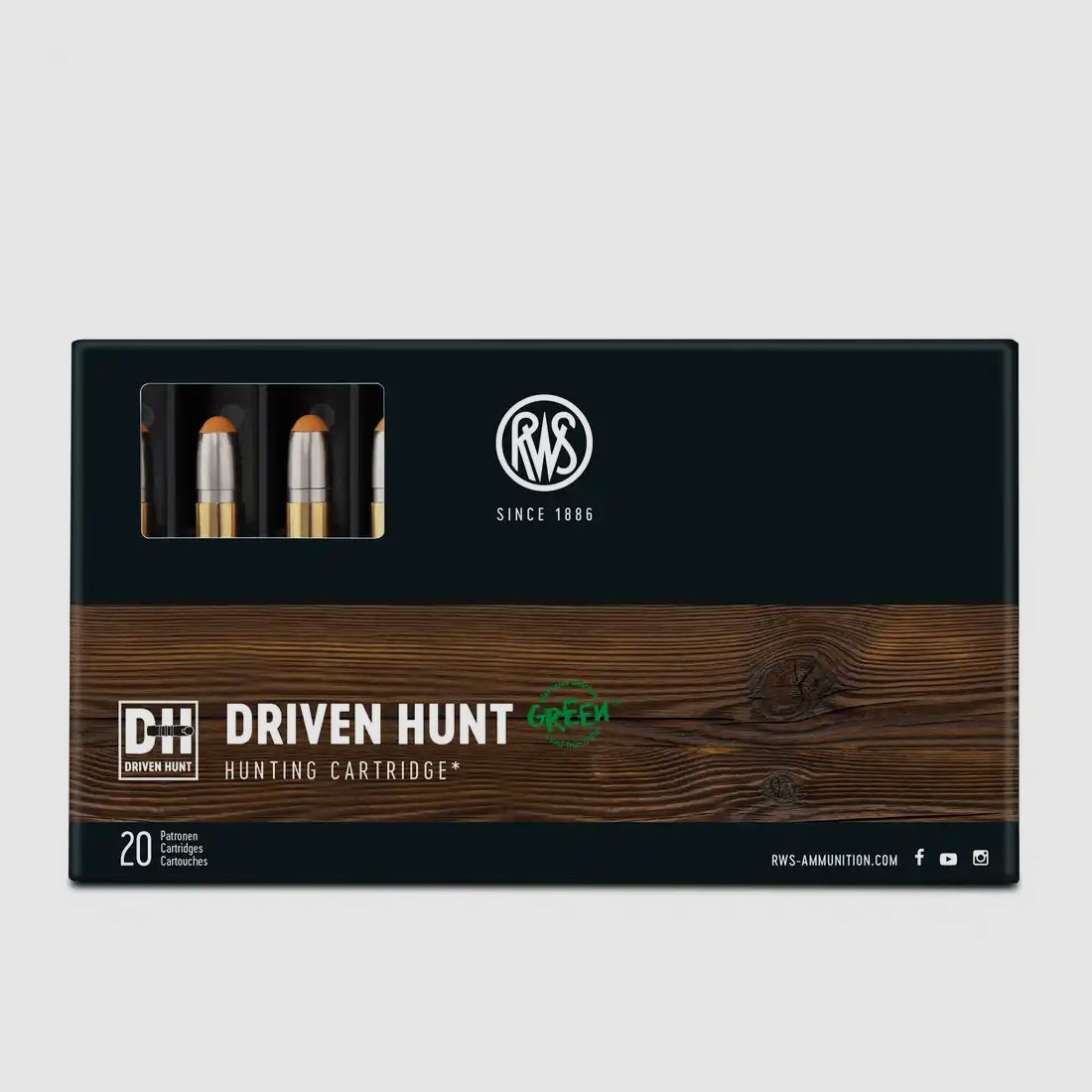 RWS .308 Win. Driven Hunt 10.7g 165gr lead-free