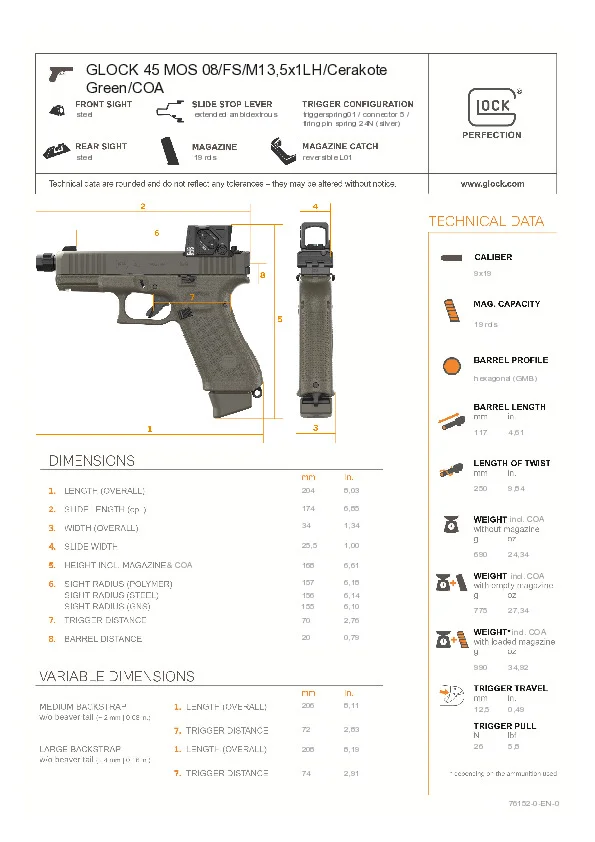 GLOCK 45 MOS HUNTER EDITION, Bild 3 von 3