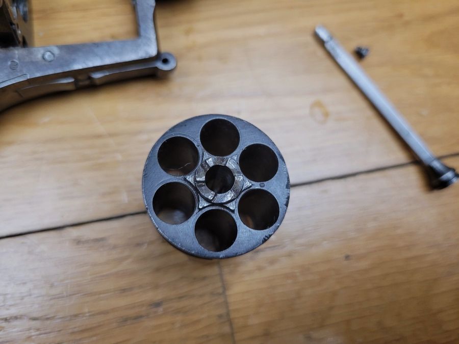 Revolver Typ Modell 1887 Miniatur (!) – Kal. .320 – Perkussion – sechs Schuss – Saint-Étienne von Lamure und Gidrol – sehr guter Zustand, Bild 16 von 20