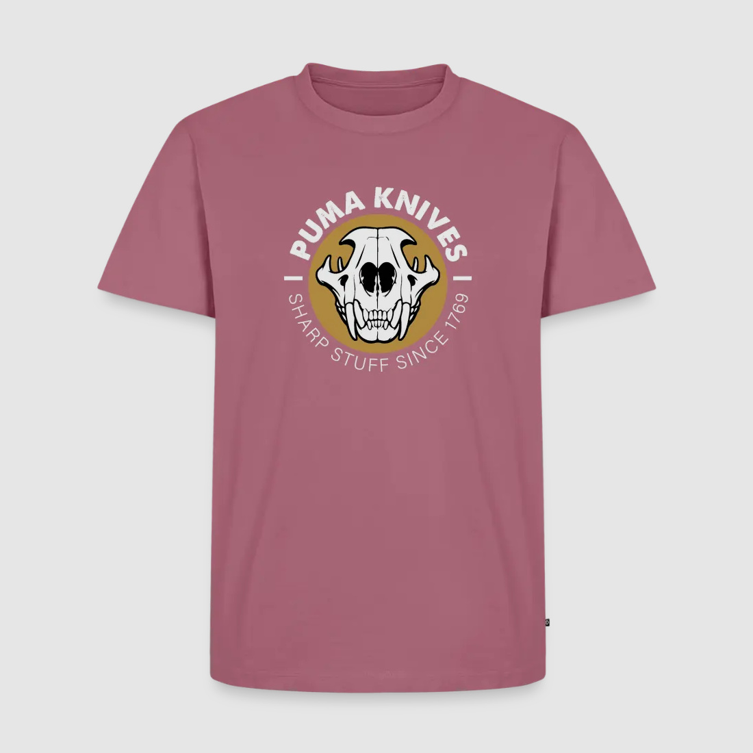 PUMA Męska Premium Koszulka "Skull Frontal Sharp Stuff" Biała