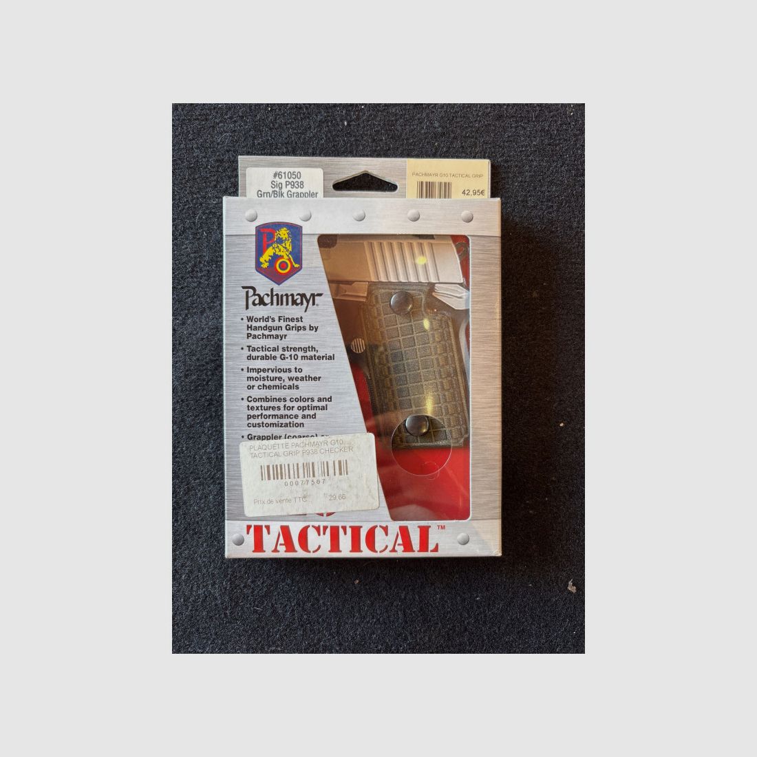 PACHMAYR G10 TACTICAL GRIP SIG SAUER P938 CHECKER