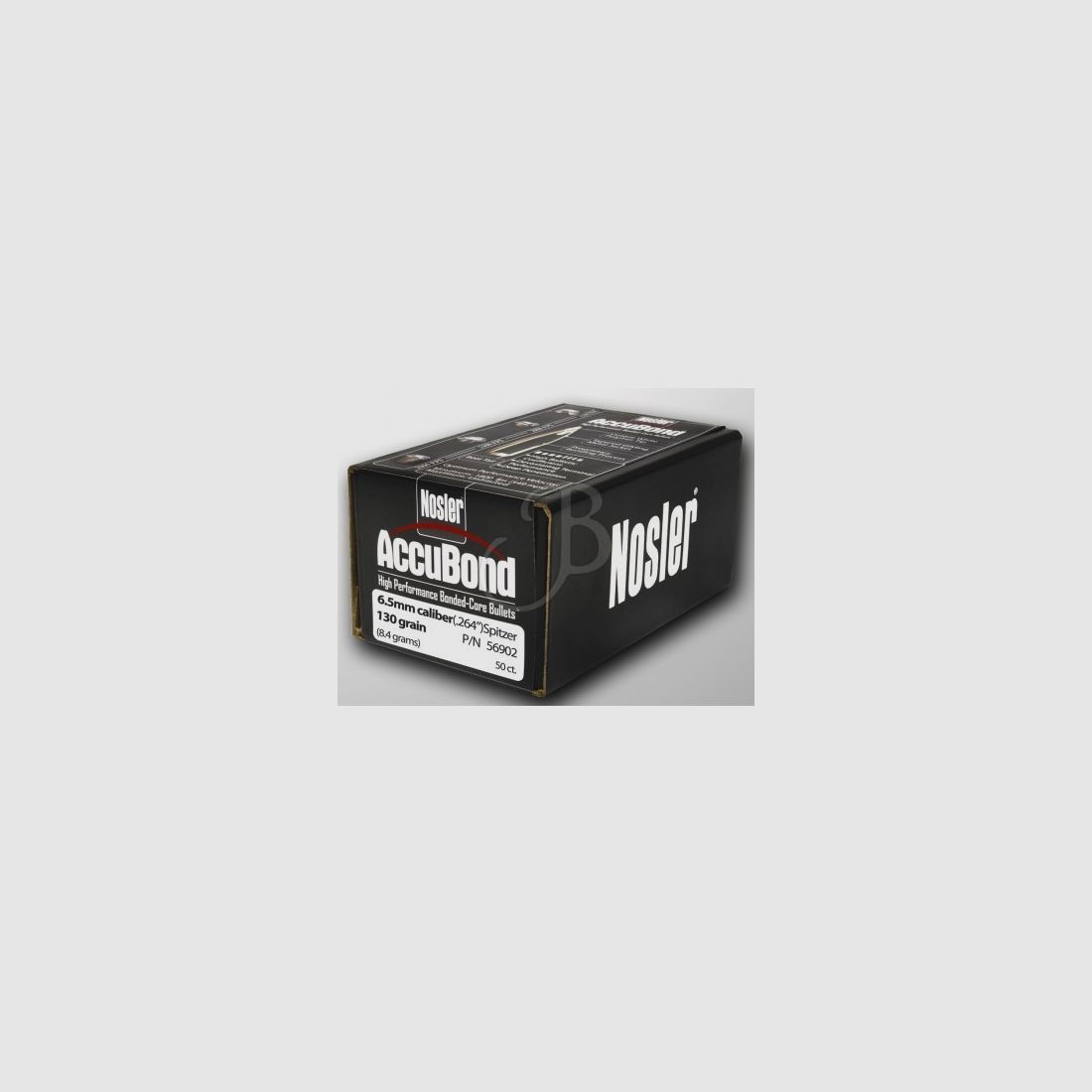 NOSLER ACCUBOND Kal.6.5 .264 130 GR. Packung mit 50 Stück.