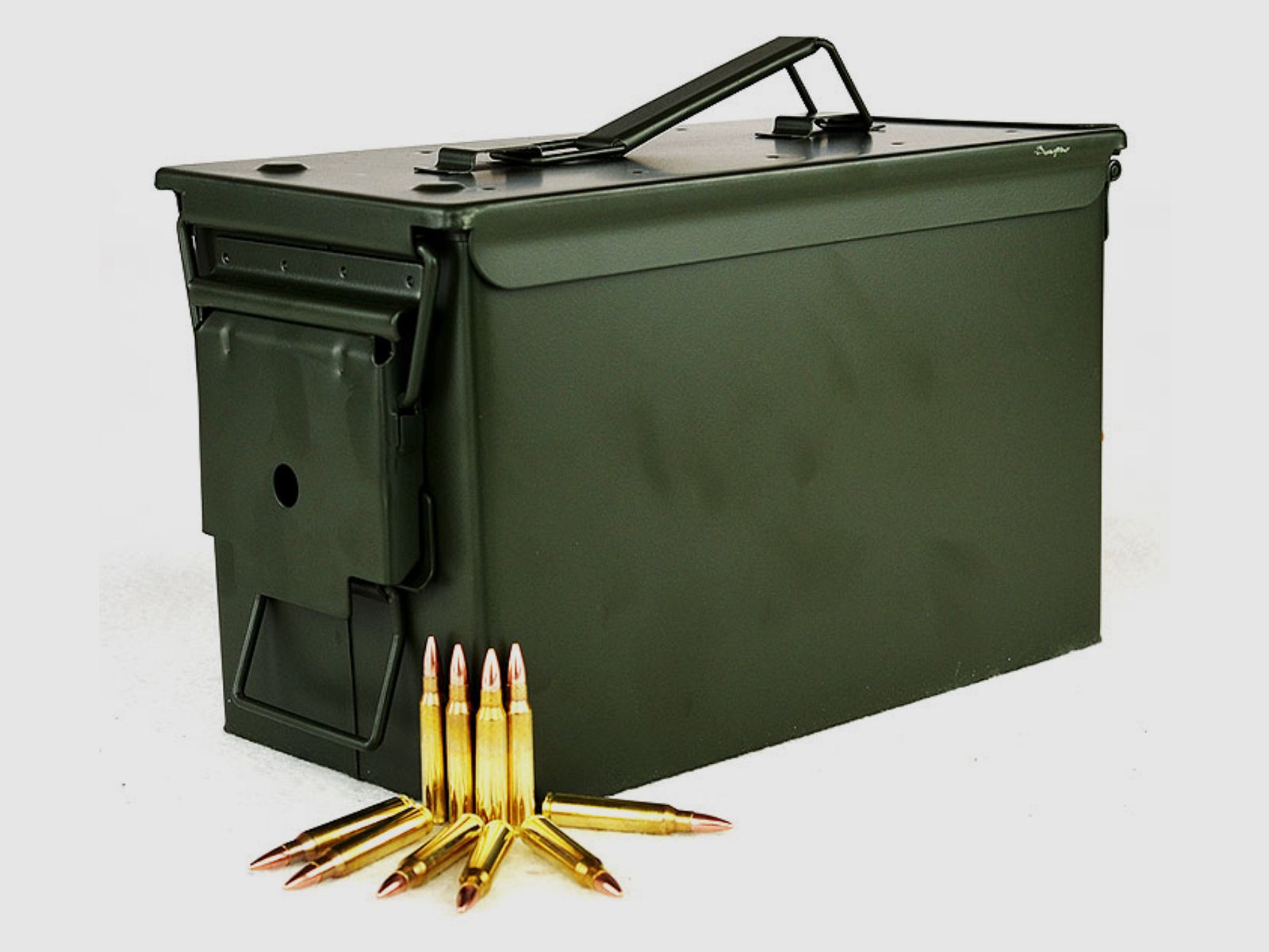 PPU Büchsenpatronen .308 Win 9,4g 145grs FMJ BT 500 Stück lose in Military Kiste