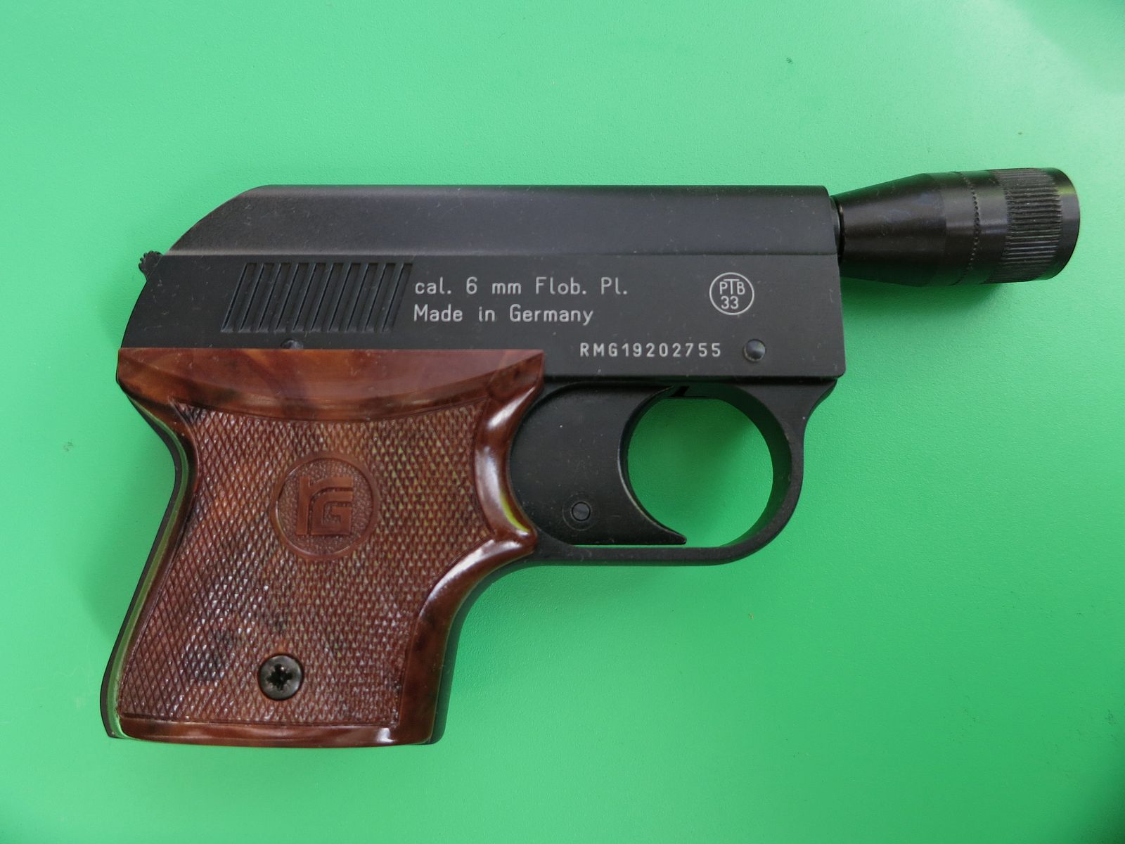 Röhm RG 3, Gas- Signalpistole, 6 mm Flober Platz, PTB 33, wie neu!      #6