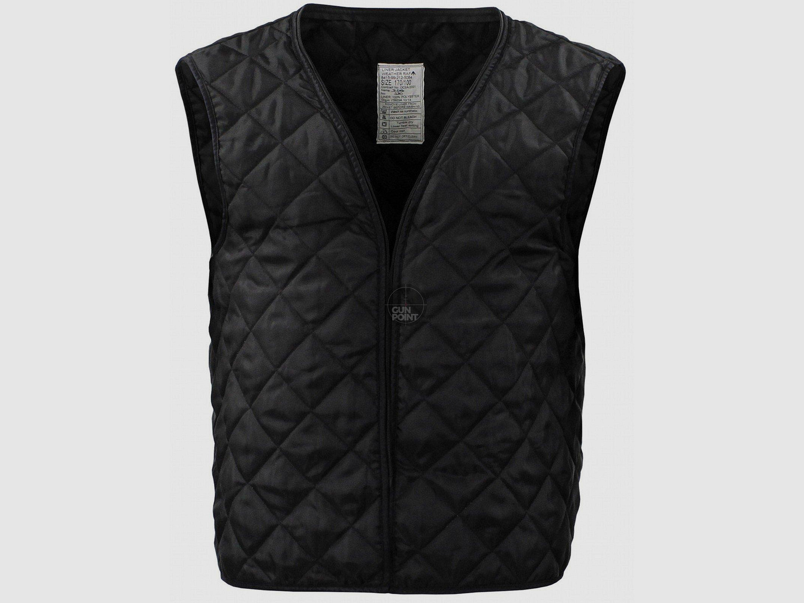 Brit. Steppfutter, schwarz,Jacke "WEATHER RAF", gebr.