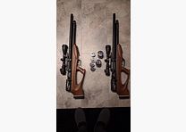 2x AEA Challenger – .50 – with scope and accessories