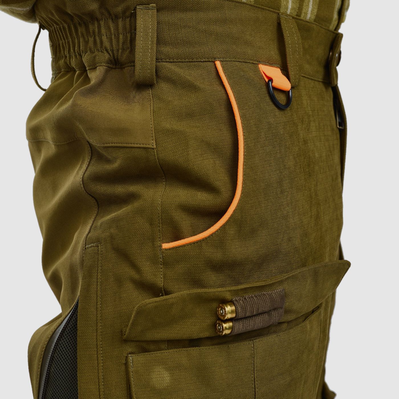 Pantalones Pinewood Furudal 5919 OliveGr/Orange C54, imagen 4 de 5