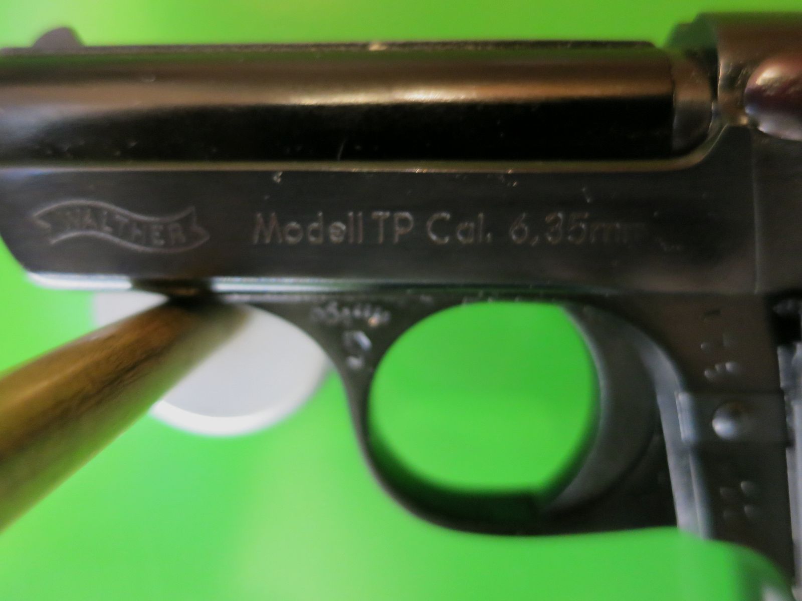 Walther TP, caliber 6.35 Browning, the classic for trap shooting #13-
