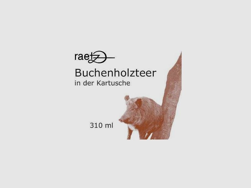 Diverse Lockmittel/Kirrung Buchenholzteer 310ml  Kartusche