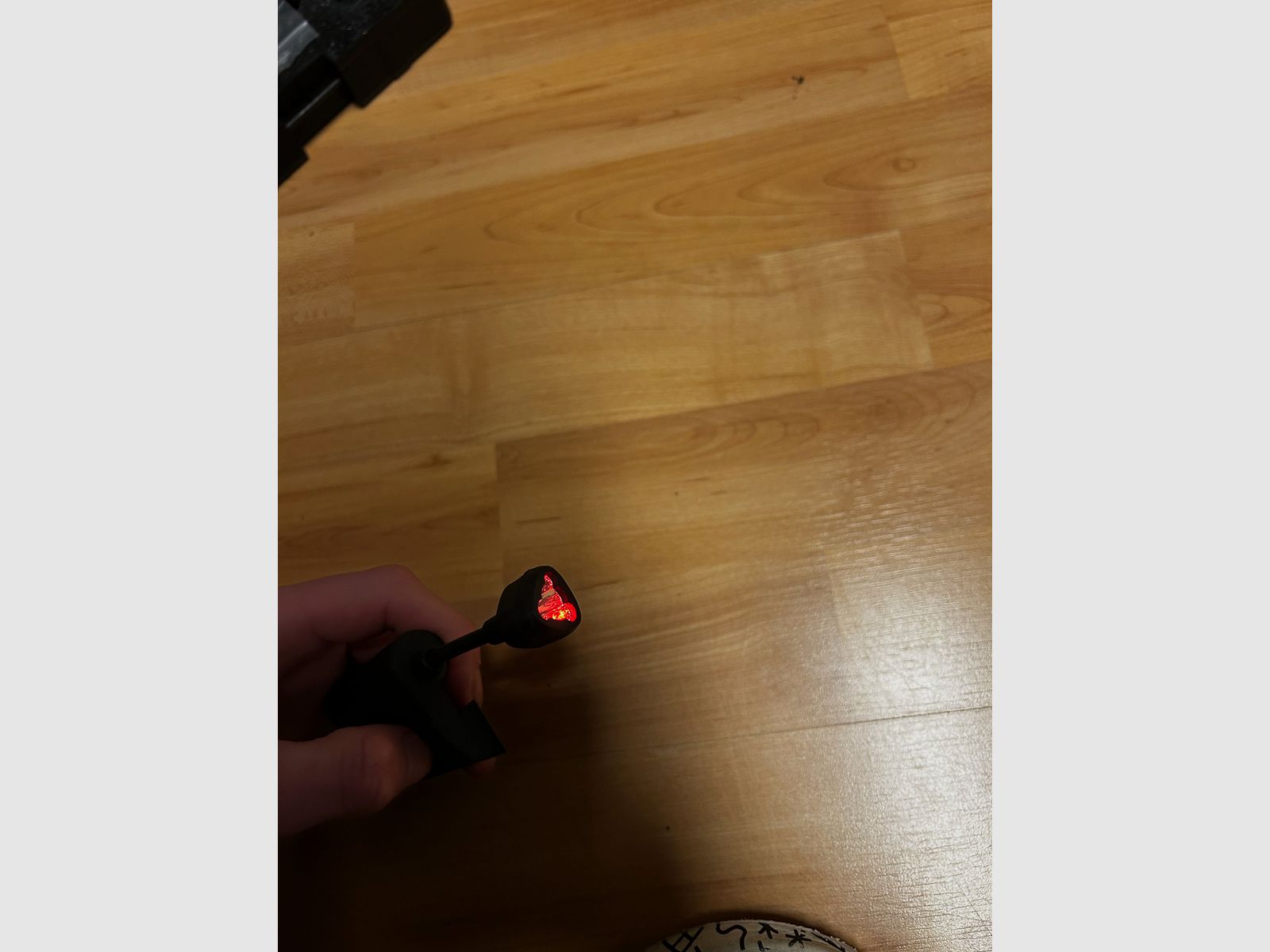 Helmlampe für die Seitenschiene